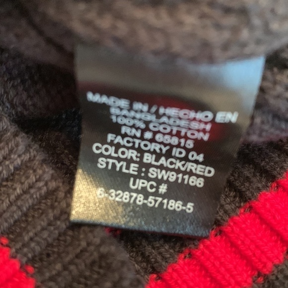 Jones New York Kids Cardigan Sweater Navy/red Size 5/6 - Picture 4 of 5